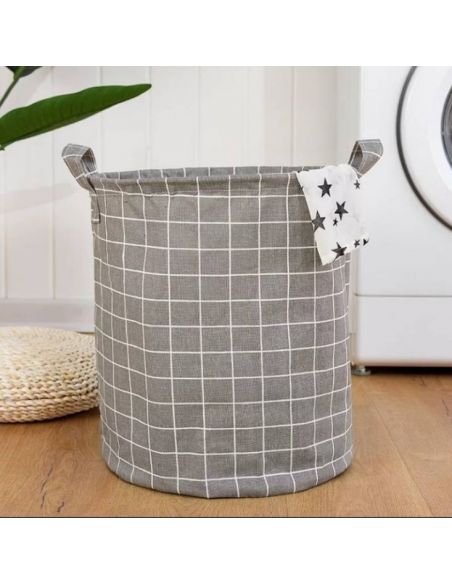Basket for cotton toys big (without tightening) - gray buy in online store Basket for cotton toys big (without tightening) - gray buy in online store