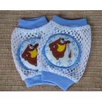 Knee pads with soft insert grid - blue L buy in online store