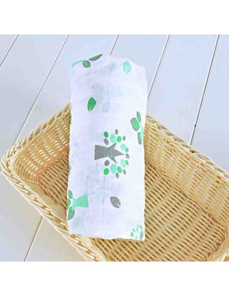 Gauze Muslin Diaper 120 * 120 - Trees buy in online store Gauze Muslin Diaper 120 * 120 - Trees buy in online store