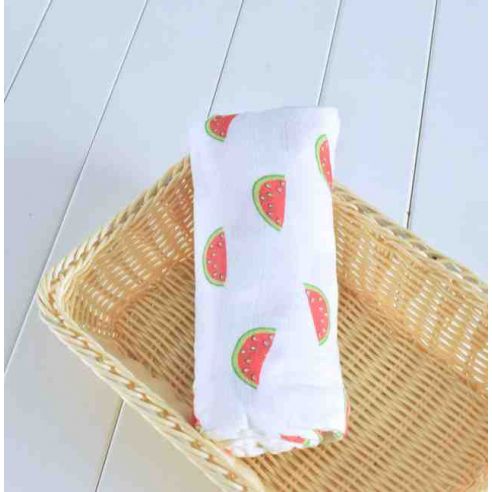 Gauze Muslin Diaper 120 * 120 - Watermelons buy in online store