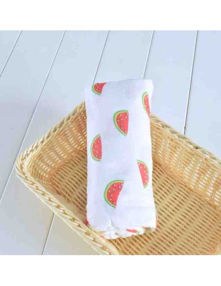 Gauze Muslin Diaper 120 * 120 - Watermelons buy in online store Gauze Muslin Diaper 120 * 120 - Watermelons buy in online store