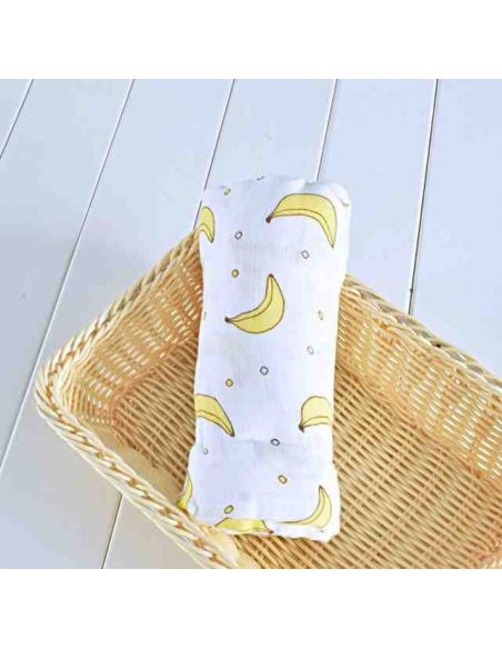 Gauze Muslin Diaper 120 * 120 - Bananas buy in online store Gauze Muslin Diaper 120 * 120 - Bananas buy in online store