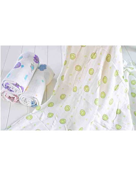 Gauze Muslin Diaper 120 * 120 - Kiwi buy in online store Gauze Muslin Diaper 120 * 120 - Kiwi buy in online store