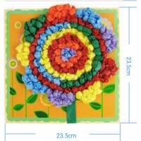 Appliques from crumpled balls buy in online store