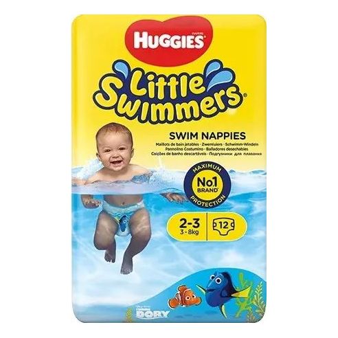 Panties-diapers for swimming Huggies Little Swimmers Size 2-3 (3-8 kg), 12 pcs buy in online store