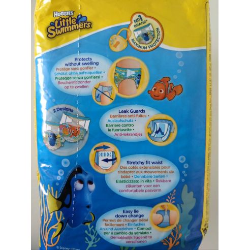 Panties-diapers for swimming Huggies Little Swimmers Size 2-3 (3-8 kg), 12 pcs buy in online store