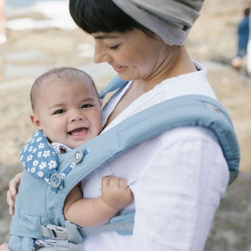 Ergonomic Ergo Backpack Ergobaby Ergo Baby Omni 360 Blue Daisies buy in online store