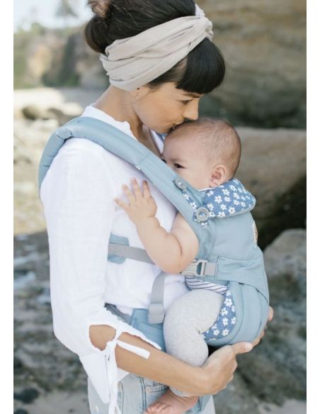 Ergonomic Ergo Backpack Ergobaby Ergo Baby Omni 360 Blue Daisies buy in online store