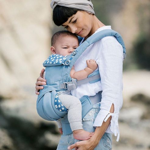 Ergonomic Ergo Backpack Ergobaby Ergo Baby Omni 360 Blue Daisies buy in online store