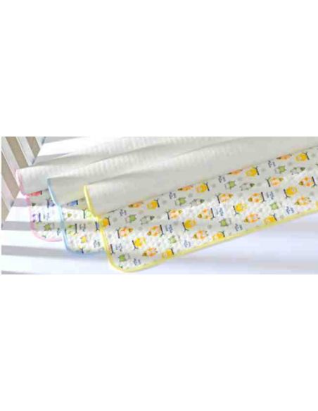 Diaper waterproof cotton owls with layers - size 50 * 70cm buy in online store
