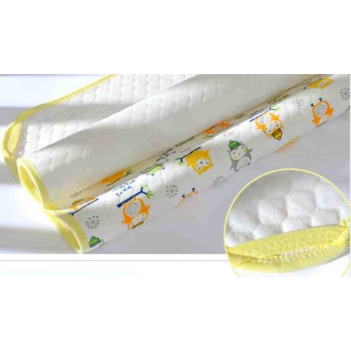 Diaper waterproof cotton owls with layers - size 50 * 70cm buy in online store