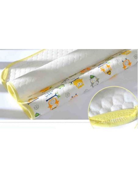 Diaper waterproof cotton owls with layers - size 50 * 70cm buy in online store