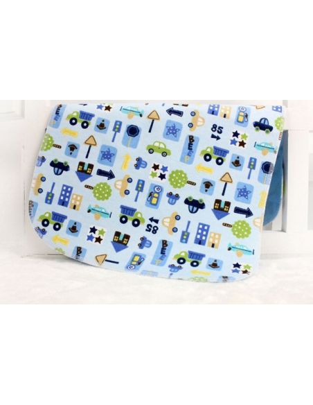 Diaper Bilateral Bamboo Mahra + Nerd. Breathable membrane + clap. Flannel - size 50 * 70cm buy in online store