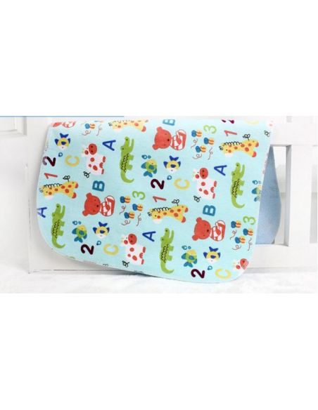 Diaper Bilateral Bamboo Mahra + Nerd. Breathable membrane + clap. Flannel - size 80 * 100cm buy in online store