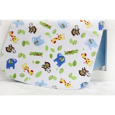 Diaper Bilateral Bamboo Mahra + Nerd. Breathable membrane + clap. Flannel - size 80 * 100cm buy in online store