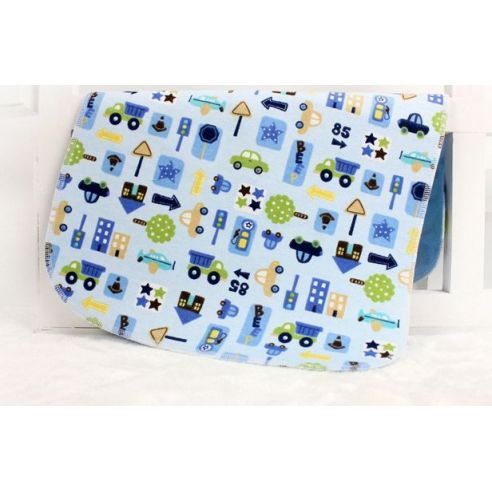 Diaper Bilateral Bamboo Mahra + Nerd. Breathable membrane + clap. Flannel - size 80 * 100cm buy in online store