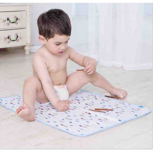 Diaper Waterproof Bamboo Color With Stripe - Size 70 * 105cm buy in online store