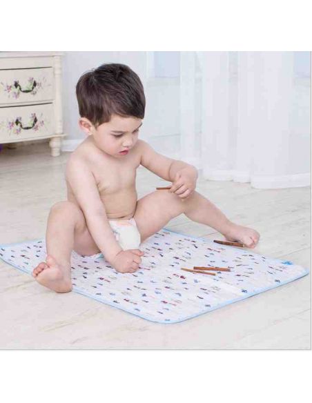 Diaper Waterproof Bamboo Color With Stripe - Size 70 * 105cm buy in online store