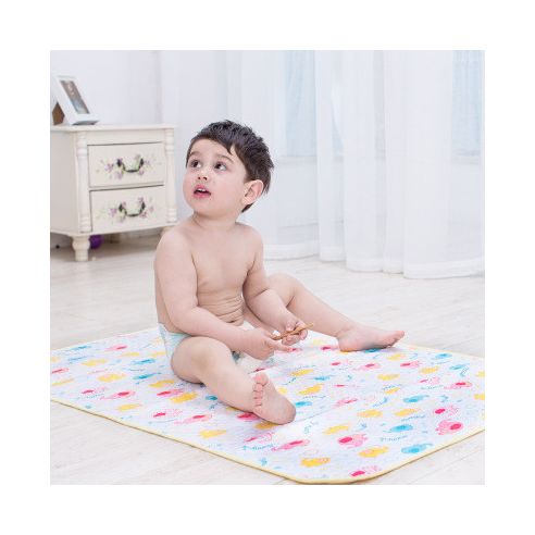 Diaper Waterproof Bamboo Color With Stripe - Size 70 * 105cm buy in online store