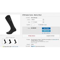 XTM Heater Socks Machine 27-30 Black buy in online store 2