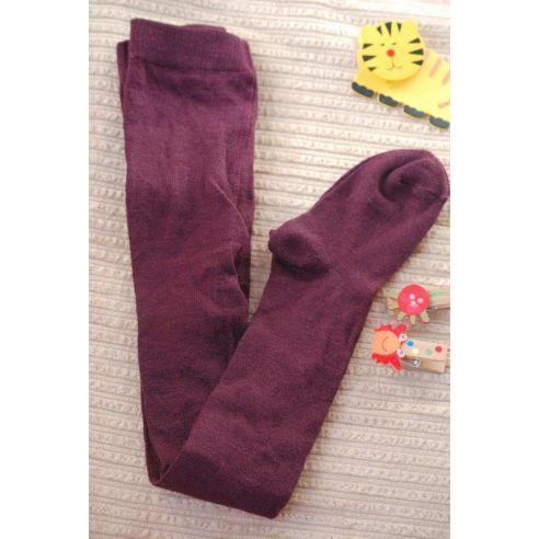 Merino wool tights 74-80 burgundy buy in online store