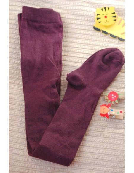 Merino wool tights 74-80 burgundy buy in online store