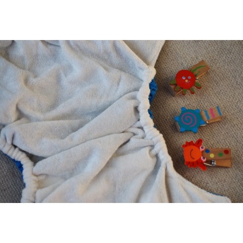 Bamboo diaper on buttons - pink buy in online store