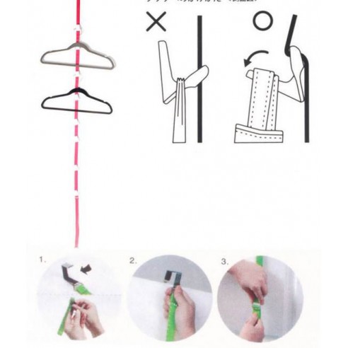 Ribbon with hooks - Yellow buy in online store