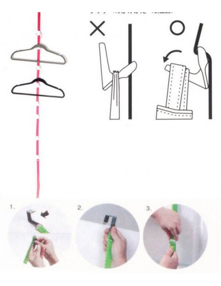 Ribbon with hooks - Yellow buy in online store Ribbon with hooks - Yellow buy in online store