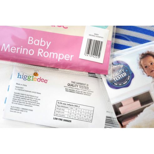 Man Slip Higgledee 0-3 months Merinos Pink Wool buy in online store