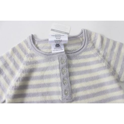 Man Slip Higgledee 3-6 months Merino Wool Gray buy in online store