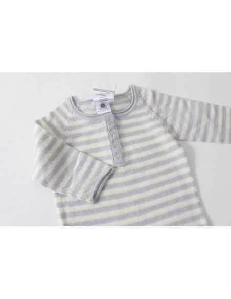 Man Slip Higgledee 3-6 months Merino Wool Gray buy in online store