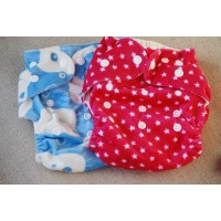 Bamboo diaper on buttons - pink buy in online store