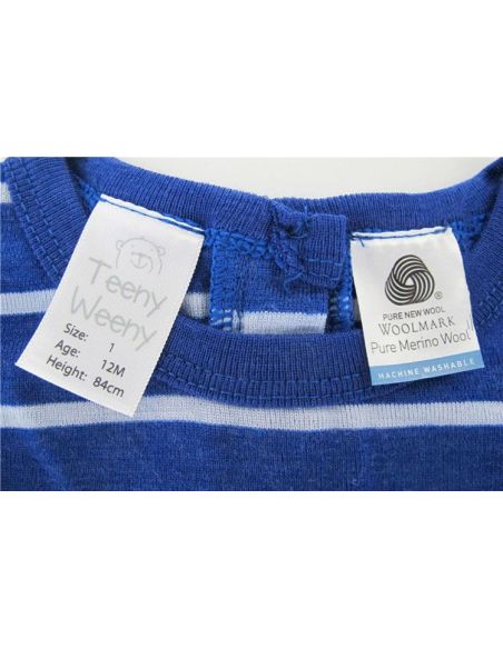 T-shirt Long Sleeve Teeny Weeny Pure Merino Wool Size 2Ged buy in online store