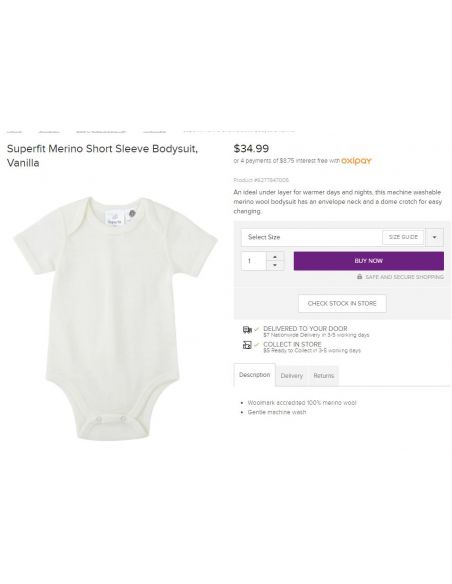 Short Sleeve Superfit Clean Merinos Size Size 3-6 months buy in online store Short Sleeve Superfit Clean Merinos Size Size 3-6 months buy in online store