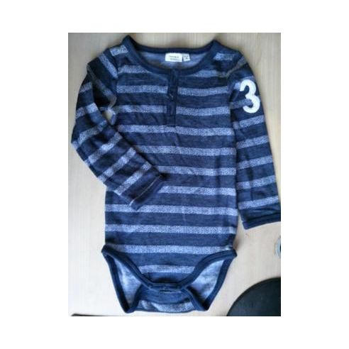 Body with hands Name IT Pure Merino Wool Striped Size 86 buy in online store