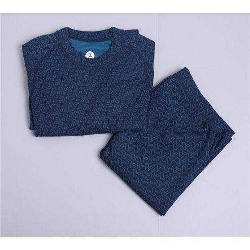 Term underwear Yo Shion Blue Zigzag - size L buy in online store