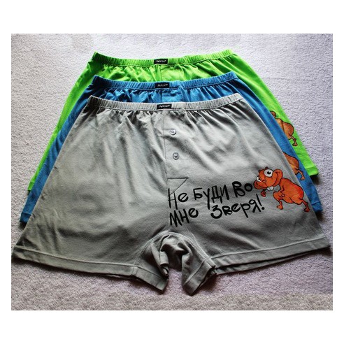 Men's panties Pelican - do not be a beast in me. Sizes M and L buy in online store
