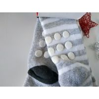 Socks Anti-slip terry children's Fox 2-3 years - gray (2 pairs) buy in online store 2