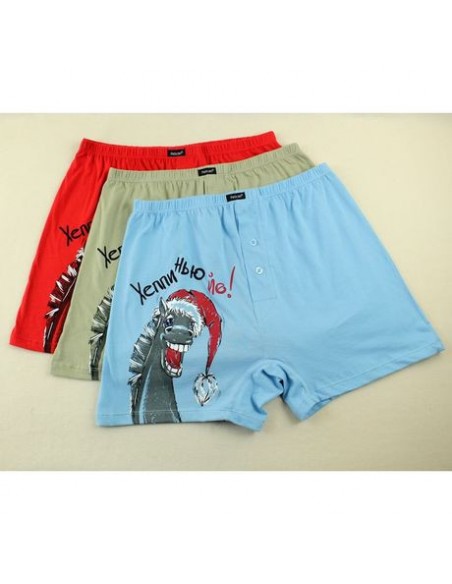 Men's panties Pelican - Happy New Ye. Sizes M and L buy in online store Men's panties Pelican - Happy New Ye. Sizes M and L buy in online store