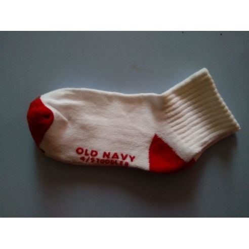 Socks Children's Anti-slip OLD Navy White-Red - 4-5 buy in online store