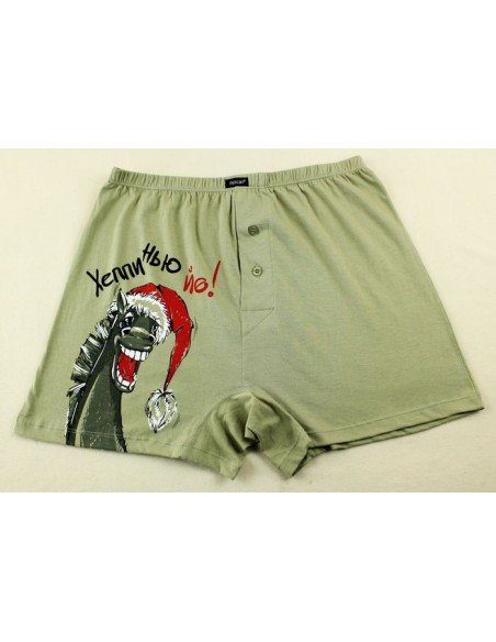 Men's panties Pelican - Happy New Ye. Sizes M and L buy in online store Men's panties Pelican - Happy New Ye. Sizes M and L buy in online store
