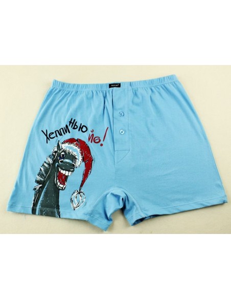 Men's panties Pelican - Happy New Ye. Sizes M and L buy in online store Men's panties Pelican - Happy New Ye. Sizes M and L buy in online store