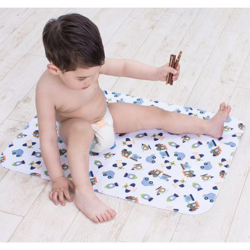 Diaper Bilateral Bamboo Mahra + Nerd. Breathable membrane + clap. Flannel - size 100 * 150cm buy in online store