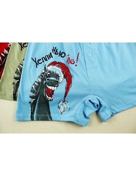 Men's panties Pelican - Happy New Ye. Sizes M and L buy in online store Men's panties Pelican - Happy New Ye. Sizes M and L buy in online store
