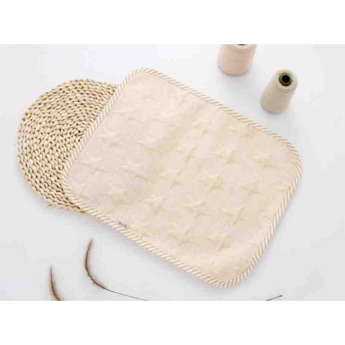 Diaperwood Warning Not Bleached Cotton - Size 50 * 70cm buy in online store