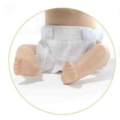 Reusable mesh diaper on velcro buy in online store