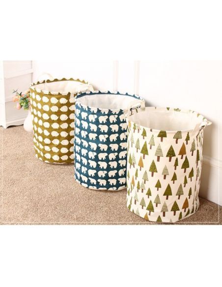 Basket for cotton big toys - Christmas trees (without tightening) buy in online store Basket for cotton big toys - Christmas trees (without tightening) buy in online store