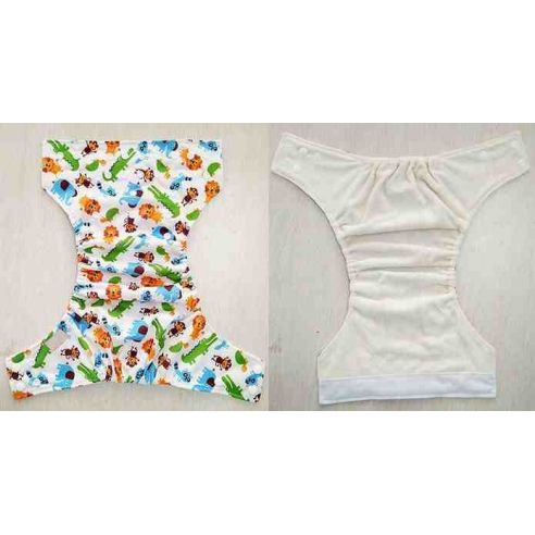 Bamboo diaper on buttons buy in online store