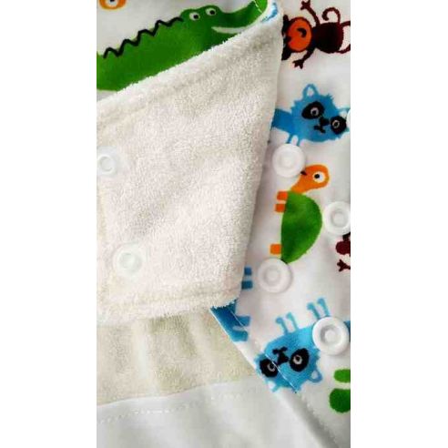 Bamboo diaper on buttons buy in online store